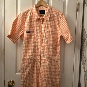 Wildfang Orange and White Coveralls